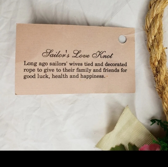 Mariner's Knot Shell Rope Wall Decor Handcrafted Myrtle Beach SC Nautical - Picture 6 of 7